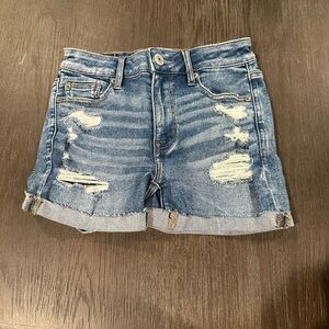 Dark Wash American Eagle Jean Shorts